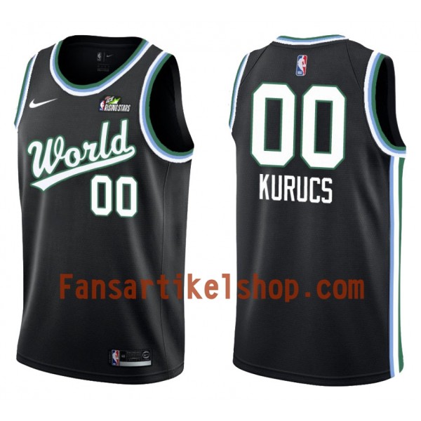 NBA Brooklyn Nets Trikot Rodions Kurucs 00 Nike 2019 Rising Star Swingman - Herren